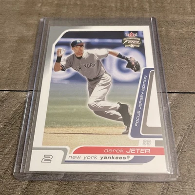 2003 Fleer Focus Jersey Edition - Derek Jeter #1 - Image 1 of 2