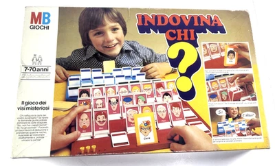 INDOVINA CHI? GIOCO IN SCATOLA MB GIOCHI COMPLETO 1980 VINTAGE - Immagine 1 di 4
