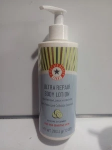 First Aid Beauty Ultra Repair Cooling Cucumber 10 oz Pump Body Lotion Exp 4/25 - Picture 1 of 2