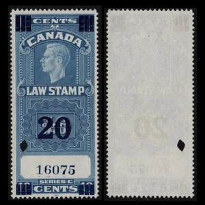 CANADA Van Dam FSC22 KGVI SUPREME COURT SURCHARGE Used SEE PHOTOS Lot Q-653 - Picture 1 of 1