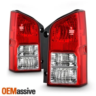 Par de luces traseras transparentes rojas izquierda+derecha para Nissan Pathfinder 2005-2012 Foto 1 de 4