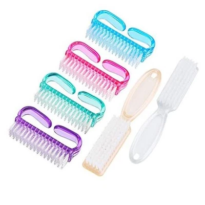 Handle Grip Nail Brush, Hand Fingernail Scrub Cleaning New Upgrade-Multicolor - Image 1 of 4