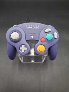 Nintendo Gamecube Indigo Purple Controller DOL-003 Original READ - Picture 1 of 9