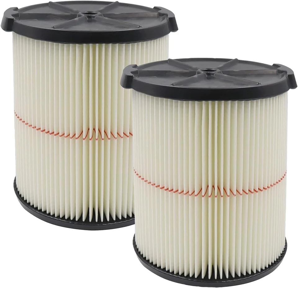 Filtro de uso general 38754 de repuesto para aspiradora Craftsman en seco húmedo, paquete de 2 Foto 1 de 4