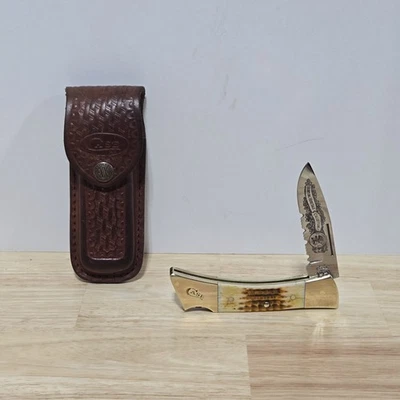 CASE XX USA 59L SS Hunting Heritage Collection Folding Knife Sheath 2005 - Image 1 of 4