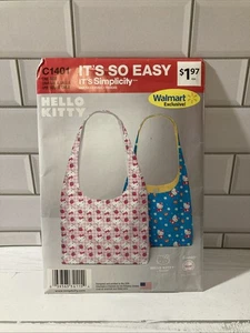 Simplicity Sewing Pattern #1401 ~ " It's So Easy"  Carry Bag / Purse / Tote - Picture 1 of 2