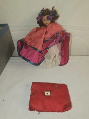 Muñeca Nancy Ann Storybook de colección ~ #195 septiembre bisque caja cabeza enchufe 6,5" Foto 1 de 4