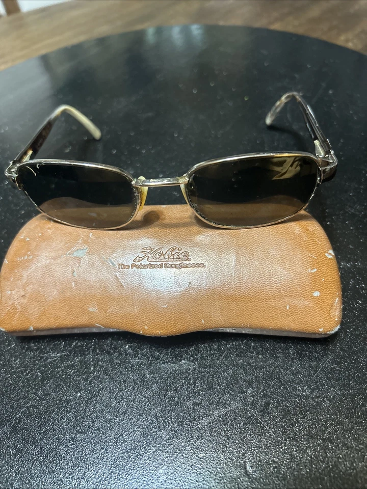 Gafas de sol polarizadas Hokie Serrento marrón tortuga hechas en Italia 100 % UV Foto 1 de 4