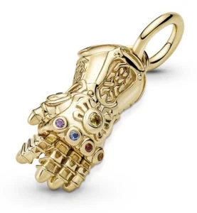 Original Pandora x Marvel The Avengers Infinity Gauntlet Dangle Charm 760661C01 - Bild 1 von 15