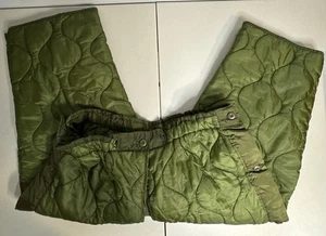 M65 Field Pants Liner Large Short/Regular USGI MADE BY INDUSTRIES FOR THE BLIND - Picture 1 of 3