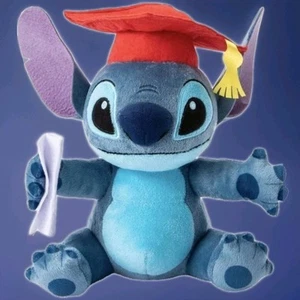 Nuevo - Peluche Disney Stitch Graduation 8 pulgadas - Imagen 1 de 4