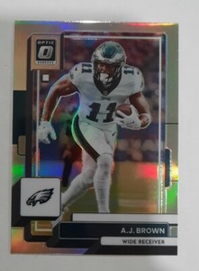 2022 Donruss Optic Football Holo Silver Prizm AJ Brown #159 Eagles