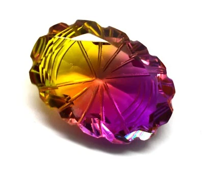 New Natural 55.30Ct Fine Quality Multicolor Tourmaline Crystal Gemstone Oval Cut - Image 1 of 4