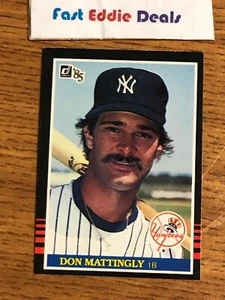 Tarjeta de béisbol Donruss 1985 Don Mattingly 295 New York Yankees excelente - Imagen 1 de 2
