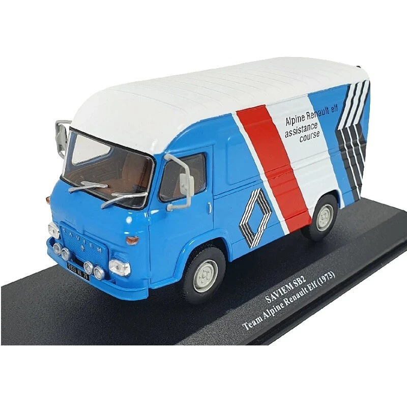 Saviem SG2 Team Alpine Ranault Elf Rally Assitenza 1:43 IXO Eaglemoss furgone - Immagine 1 di 2