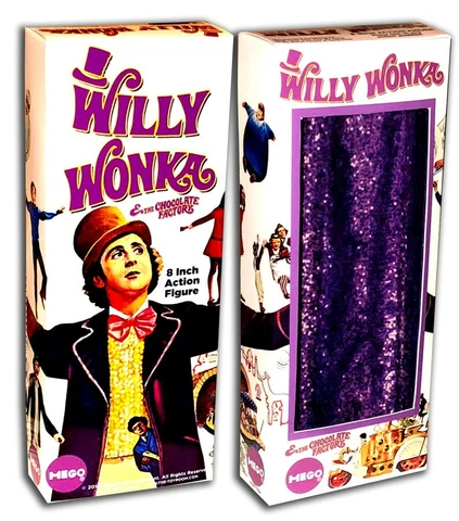WILLY WONKA BOX for 8" Mego Action Figure (BOX ONLY) Cover