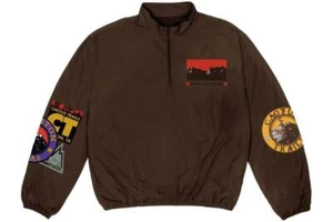 NIP 2020 Travis Scott Cactus Trails Jack Half-Zip Windbreaker Brown M Deadstock - Picture 1 of 4