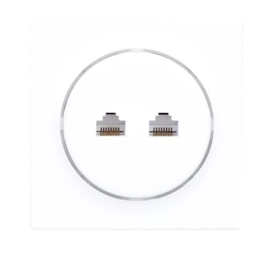 5902701701383 Fibaro Walli N Steckdose 2 x RJ-45 Weiß FIBARO - Bild 1 von 4