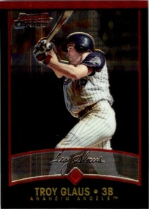 2001 BOWMAN CHROME - #50 TROY GLAUS ANAHEIM ANGELS - Picture 1 of 2