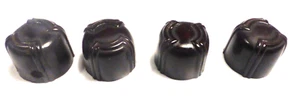 vintage WESTINGHOUSE WR222 TABLETOP - SET OF 4 BAKELITE KNOBS 7/8" bottom diam - Picture 1 of 3