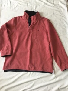 Crew Clothing Padstow Pique Sweatshirt Mens Size UK XL. Salmon Pink - Picture 1 of 5