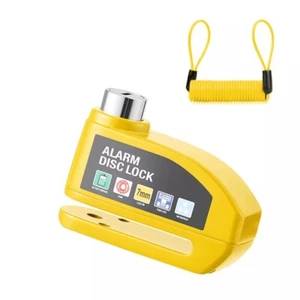 Bremsscheibenschloss Motorrad Alarmfunktion 110 dB Alarm Motorradschloss - Bild 1 von 11
