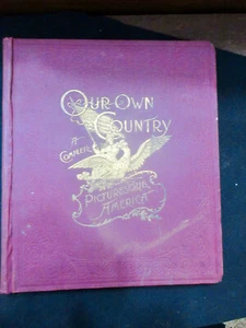 1894 A Complete Picturesque America 320pp NATIVE AMERICAN PHOTOS THE UPPER MISS - Picture 1 of 22