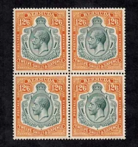 PERFETTO Bermuda 1932 SG 93, 93e, &93f blocco di 4 gemme in perfette condizioni MOLTO RARO CV L2200+++ - Foto 1 di 4