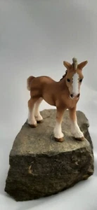 Used Schleich RETIRED 13671 Clydesdale Foal Horse Figurine - Picture 1 of 3