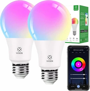 Lampadina LED Smart E27 Wifi 9W Compatibile Con Google Home/Alexa, RGB (2700K-65 - Foto 1 di 12
