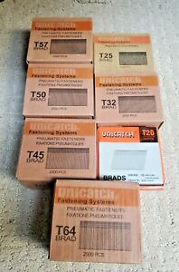 16 Gauge Brads/Finish Nails (T-series )2500 pcs per Box from 3/4' to 2-1/4'