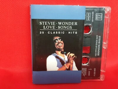 Stevie Wonder - Love Songs: 20 Classic Hits (1985) Cassette RARE (VG+) - Image 1 of 2