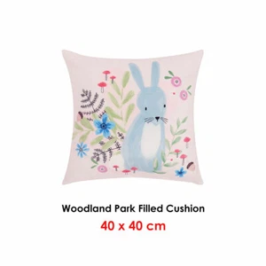 Glow in the Dark Woodland Park Quilt Cover Set or Square Cushion by Happy Kids - Picture 1 of 6