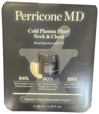 Perricone MD Cold Plasma Plus+ Neck & Chest SPF 25 1oz (30 mL) - Image 1 of 2