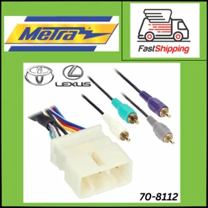METRA 70-8112 /CAR RADIO WIRING HARNESS FOR SELECT TOYOTA / LEXUS VEHICLES W/AMP - Picture 1 of 6