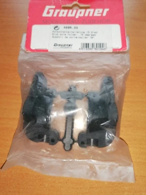 GRAUPNER/HOBAO Achsschenkelträger, vorne 19°   4895.33     2 Stück/Pieces - Bild 1 von 3