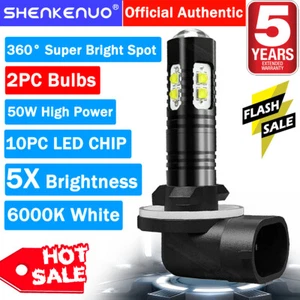 2X 881 898 6000K 100W LED Bombilla antiniebla DRL Bombillas de lámpara de conducción para Hyundai Ram - Imagen 1 de 10