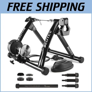 Portable Indoor Bike Trainer Stand with Quick Release & Adjustable Resistance - Picture 1 of 8