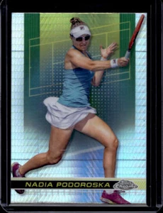 2024 Topps Chrome #83 Nadia Podoroska Prism Refractor - Picture 1 of 2