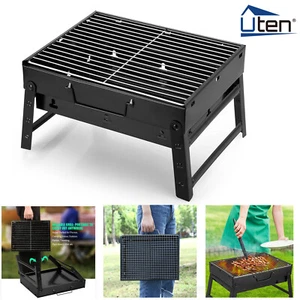 Parrilla de barbacoa portátil barbacoa mini cocina de camping Charcoala estufa plegable exterior - Imagen 1 de 9
