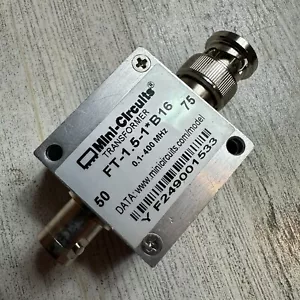 Mini-Circuits FT-1.5-1*B16 1:1.5 CORE & WIRE Transformer 0.1 - 400 MHz Connector - Picture 1 of 8
