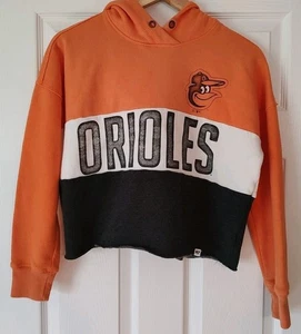 Baltimore Orioles '47 Brand Lizzy abgeschnittener Damen-Hoodie – Small - Bild 1 von 6