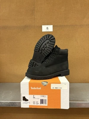 Nuevas Botas Timberland 6 Inch Junior’s Premium Negras Nubuck TB012907 Talla 7 Foto 1 de 4