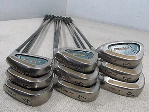 Yonex Titanium Pro II Iron Set 9pcs 4I-PW,AW,SW Original Boron Flex R - Picture 1 of 4