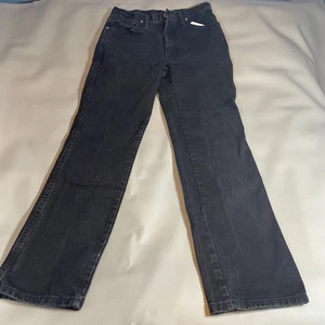 Wrangler Jeans Cowboy Cut - Mens 30x32 (Fits 28x31) - Black A103 Denim Western - Picture 1 of 10