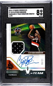 2018-19 Panini Chronicles V-Team Signature Swatches Clifford Robinson /99 Auto - Picture 1 of 2