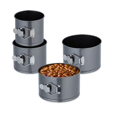 Springform hoch Kuchenbackform Backform Kuchenform Tortenform 4er Set antihaft - Bild 1 von 4