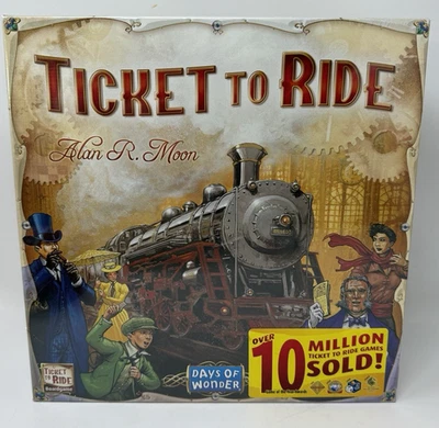 Days of Wonder Ticket To Ride by Alan R. Moon Train Adventure Board Game NEW - Image 1 of 2