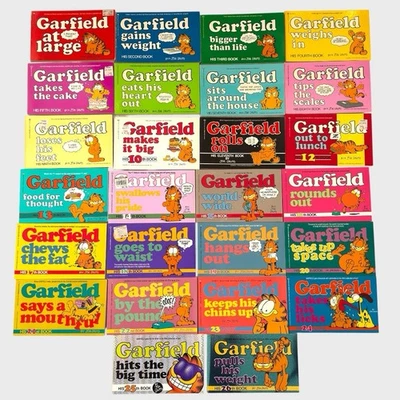 Garfield Book Lot - All 1ST EDITION 1-26 Comics Jim Davis Vintage 1980s 90S VG++ - Image 1 of 4