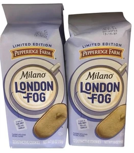 Milano London Fog Cookies 7oz 2 Packs - Pepperidge Farm - Earl Gray Tea - Picture 1 of 4